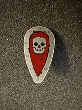 LEGO Skeleton Knight Battle Oval Shield Accessory - Fantasy Era - Castle - New