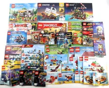 LEGO Manual Lot Creator Ideas Ninjago Super Heros Over 40