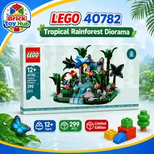 LEGO 40782 Tropical Rainforest Diorama New Sealed 299 pcs Nature Display GWP