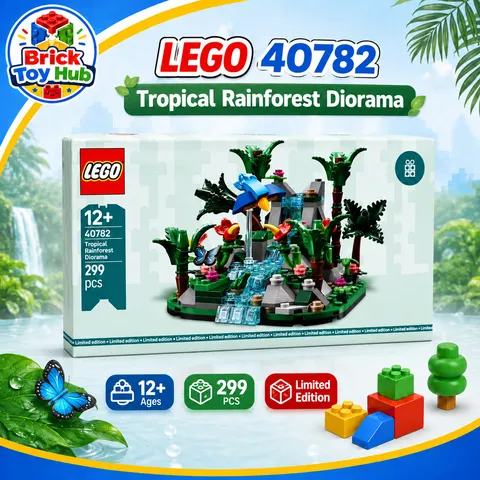 LEGO 40782 Tropical Rainforest Diorama New Sealed 299 pcs Nature Display GWP