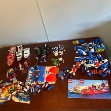 Vintage LEGO Lot 29 Minifigures Boats Ice Planet Sets Bulk 90s 00s Rare