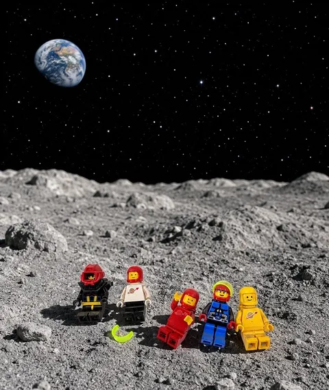 Vintage LEGO Space Minifigures Lot Classic Astronaut Spyrius Futuron 80s 90s