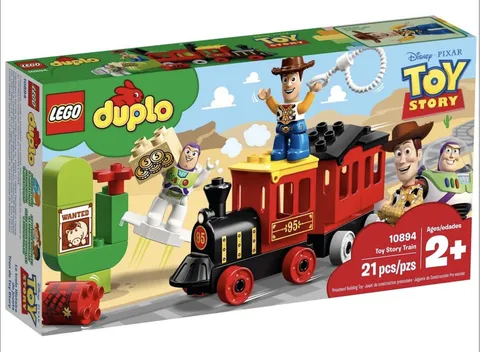LEGO DUPLO 10894 Toy Story Train Woody Buzz Lightyear Disney Pixar Train Set