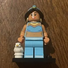 LEGO Disney Princess Jasmine Minifigure with White Bird Accessory, Ages 5+