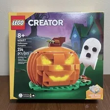 Lego Creator 40697 Halloween Pumpkin Light-Up Limited Edition New in Sealed Box
