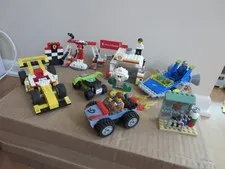 Mixed Lot of Lego Commplete/Partial Builds from Various Sets Vehicles and More