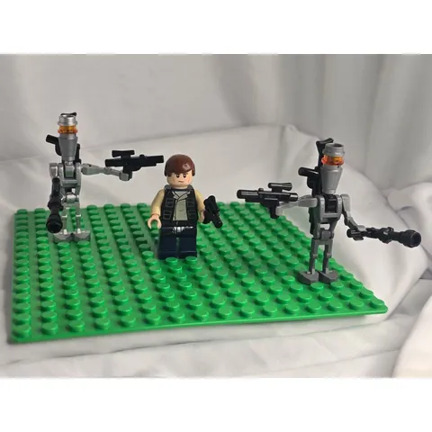 LEGO Han Solo & 2 Assassin Droid Minifigures - SW0539 & SW0224