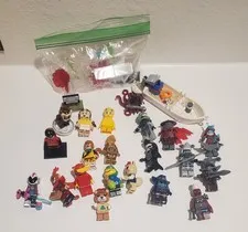LEGO Minifgure Mixed Lot Atlantis, Animal Crossing, Looney Tunes