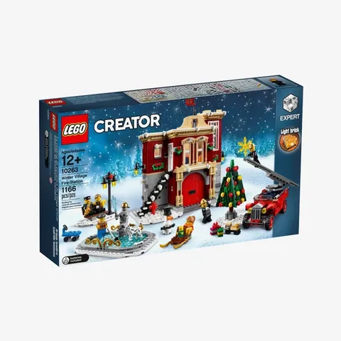 LEGO 10263 Winter Village Fire Station 1166pcs Retired Building Set