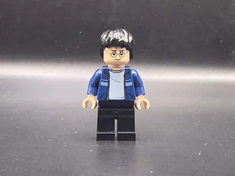 LEGO MINIFIGURE HARRY POTTER - DARK BLUE OPEN JACKET HP087 RETIRED