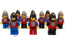 LEGO Minifigure Crusader Castle Lion Knight Soldier Lot Set Bulk Sale