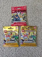 LEGO Minifigures , 2 packs of series 10, 1 pack of serires 7