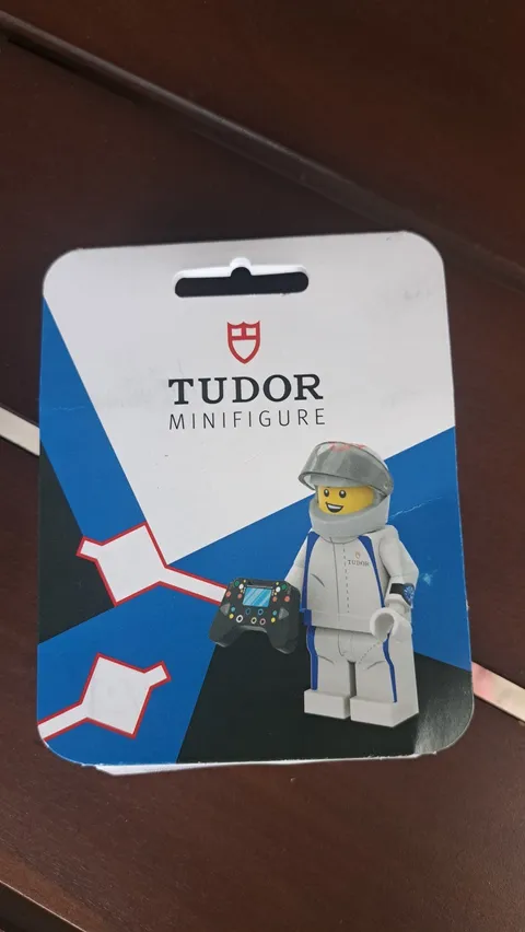 TUDOR Watch Brand Minifigure by Lego - Plastic Minifigure in Original Packaging