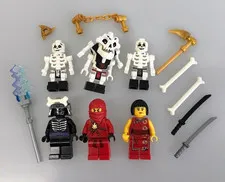 LEGO NINJAGO Garmadon's Dark Fortress 2505 In 2011 Used Retired Figures Only
