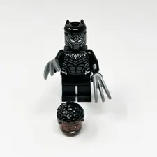 BLACK PANTHER Minifigure LEGO Marvel Avengers 76323 T'Challa (sh1019)