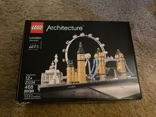 LEGO Architecture Skylines London 21034 Complete Set  with London Bus Set 40220