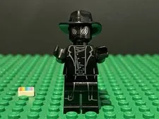 LEGO Marvel Spider-Man Noir minifigure sh0614 Black Suit Fedora *read*