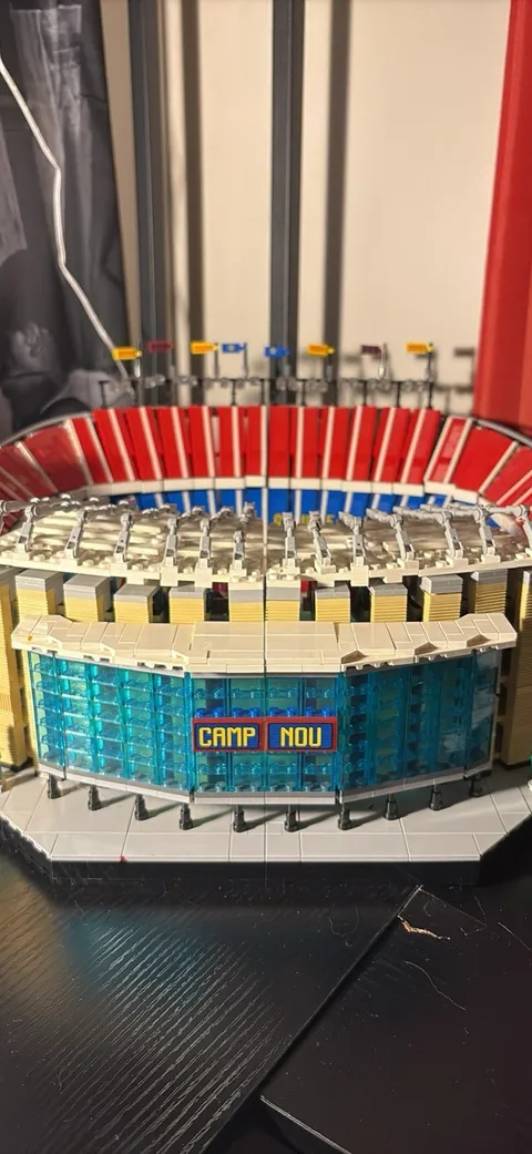 Fc Barcelona Camp Nou Stadium Lego with instructions