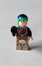LEGO Star Wars Rebels 75184 75150 - Sabine Wren Green Hair - Minifigure sw0742