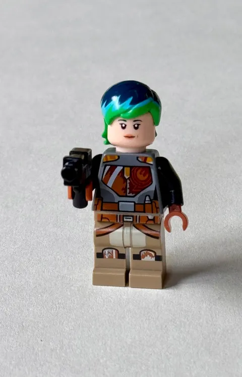 LEGO Star Wars Rebels 75184 75150 - Sabine Wren Green Hair - Minifigure sw0742
