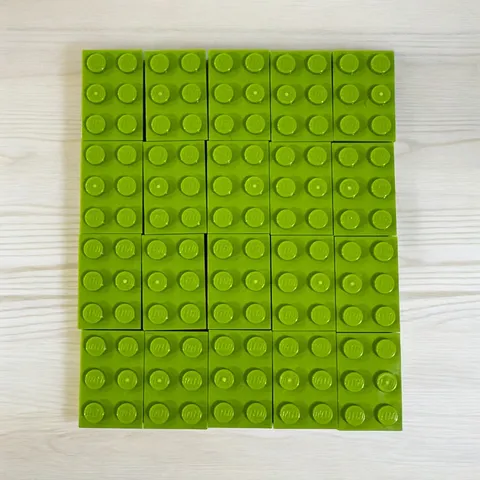 20x LEGO Lime Lime Bricks 2x3 Clamp Block Brick Parts 2x 3 Studs HL13