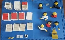 Vintage LEGO Homemaker 269 Kitchen Parts Lot 1970s Maxifigures Furniture