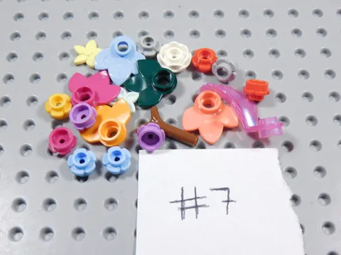 LEGO Lot of 20 Plant Stems Flowers Leaves Minifig Lot #7 BJ