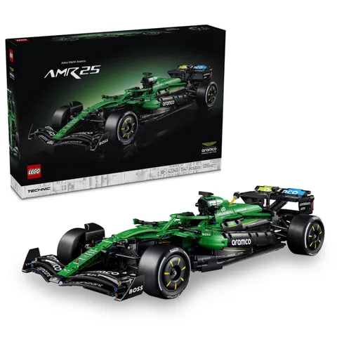 LEGO Technic Aston Martin Aramco AMR25 F1 Car - Building Set for Adults, Ages 18