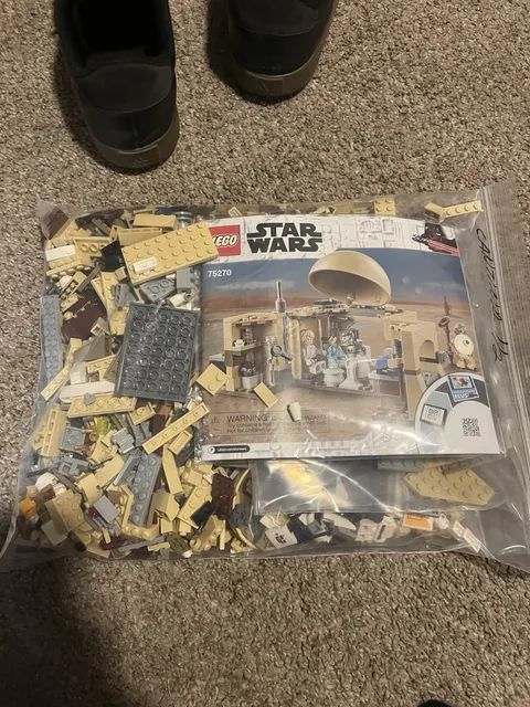 LEGO Star Wars Obi-Wan's Hut 75270 Incomplete Set w/ Manual Bulk Lot