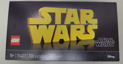 LEGO Star Wars Brick-Built Star Wars Logo - Building Blocks for Adults 18+