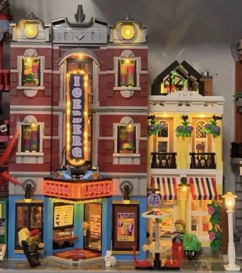 [READY TO SHIP] LEGO 10312 Jazz Club + Light Kit (Completed Set + Instructions)
