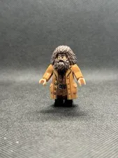 LEGO Rubeus Hagrid Minifigure Medium Nougat Topcoat w/ Buttons hp144