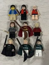 LEGO Harry Potter Minifigure Lot Hermione Lucius Draco Malfoy Goblin Quidditch