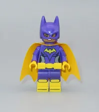 LEGO Batman Batgirl purple yellow cape minifigure movie 70902 70917 70906 70921