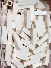 Lego 14716 White Qty 108 NEW Brick 1 x 1 x 3