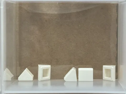 LEGO Parts - White Slope 45 1 x 1 x 2/3 Double - No 35464 - QTY 5