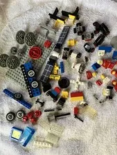 LEGO Classic Space minifigure partials Wheels Dish lot.