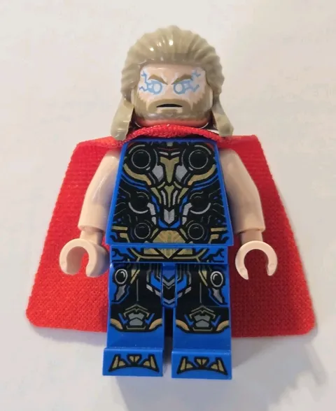 Lego Thor Minifigure Blue Suit & Red Cape 76208 76207 sh0811