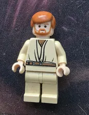 LEGO Star Wars Obi-Wan Kenobi Minifigure Tan Outfit Red Hair Beard