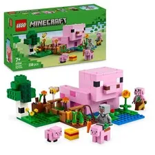 LEGO Minecraft La Casa del Maialino, Gioco di Ruolo per Bambini e Bambine da 7 A