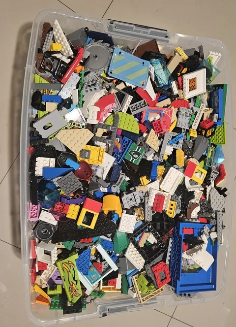 LEGO 25 lbs Pounds 5 X 5 lbs Random Genuine Lego Parts Pieces Bricks Blocks Lot