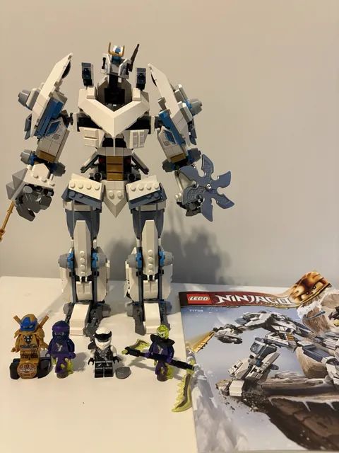 Lego Ninjago 71738 Zane’s Titan Mech Battle With Figs And Manual