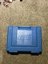 Vintage 1985 Blue LEGO Case Snap Together Storage Box GOOD CONDITION 