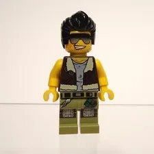 LEGO Frank Rock Minifigure Monster Fighters mof015 from 9461 The Swamp Creature