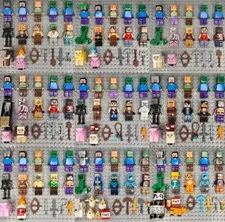 Lego Minecraft Minifigures Lots and Accessories