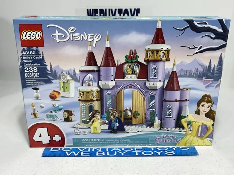 LEGO Disney Princess 43180 Belle’s Castle Winter Celebration New Sealed Retired
