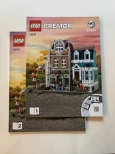LEGO Creator: Bookshop (10270) Complete with Manual & Minifigures. Read.