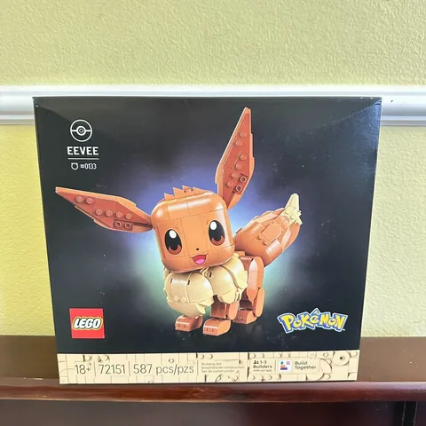 LEGO Pokemon Eevee 72151 Building Toy Set 587 pcs 18+ Brand New Factory Sealed