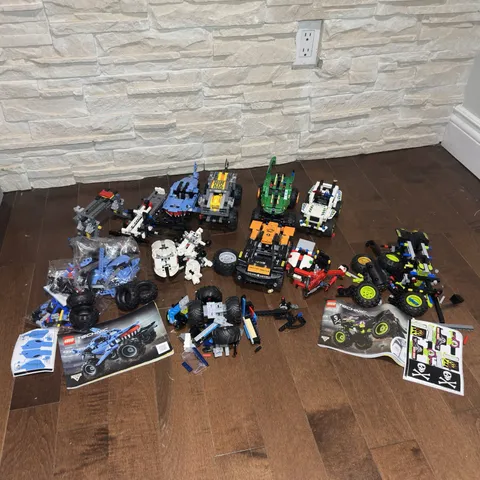 Lot Lego Technic Assorted Parts Monster Jam Wheels