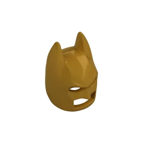 LEGO Pearl Gold Minifigure, Headgear Mask Batman Cowl inv.628